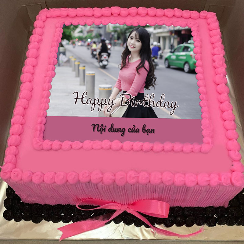 Tổng hợp một số mẫu bánh sinh nhật đơn giản màu hồng với phong cách nhẹ  nhàng và đáng yêu